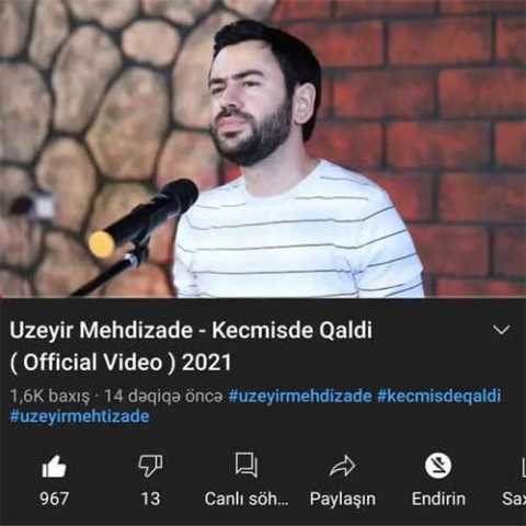 Download Music Uzeyir Mehdizadeh - Kecmisde Qaldi